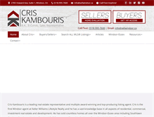 Tablet Screenshot of criskambouris.com